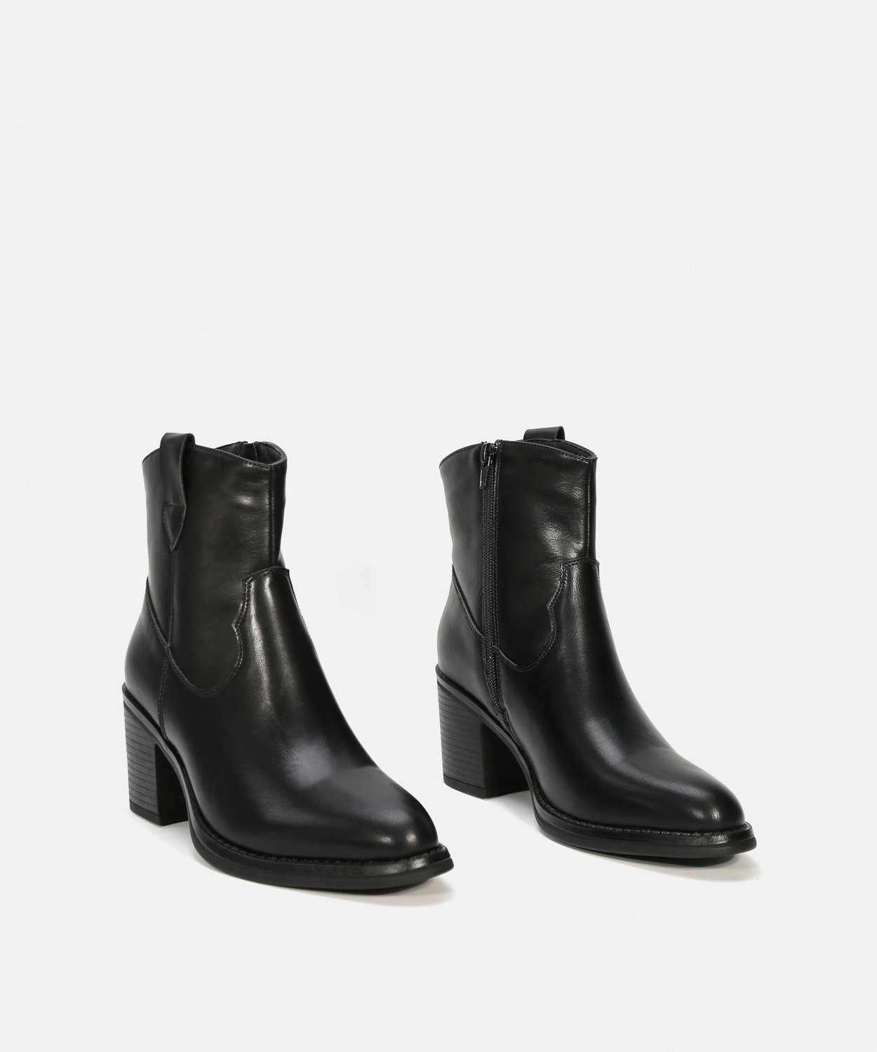 Botines tacón liso image number null